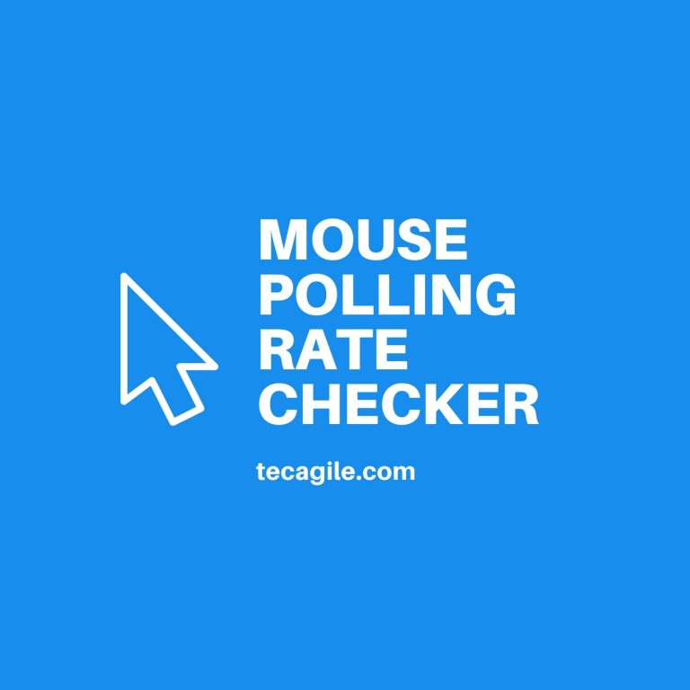 mouse polling rate checker