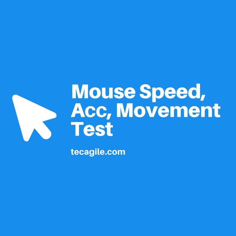 movement speed acc test